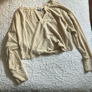 crop long sleeve joy lab shirt 🐑